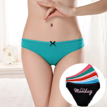Load image into Gallery viewer, 7pcs/lot Week Women Panty Cotton Low Waist Underwear Comfortable Briefs Ladies Panties
