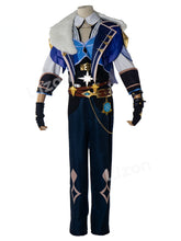 Load image into Gallery viewer, Game Genshin Impact Kaeya Cosplay Costume  Eye Patch Earrings Mondstadt Knights Combat Uniform Activity Party Role Play Clothing
