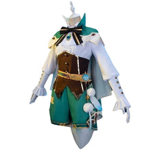 Load image into Gallery viewer, Genshin Impact Cosplay Venti Costume Halloween Anime Game Genshin Impact Venti Cosplay Wig Shoes Harp Prop Outfit
