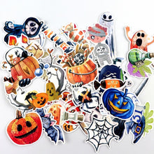 Load image into Gallery viewer, 33pcs Hand Drawing Watercolor Halloween Eve Stickers decoration Notebook Planner Scrapbooking, DIY Paper Sticker
