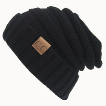 Load image into Gallery viewer, Autumn and Winter Labeling Woolen Knitted Hat Sleeve Cap Outdoor Keep Warm Hat
