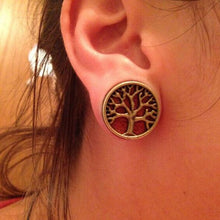 Load image into Gallery viewer, Hot Wood Peace Tree Ear Extender Ear Jewelry Exquisite Piercing Jewelry 8-20mm
