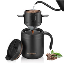 Load image into Gallery viewer, 350/500ML stainless steel coffee mug mug vacuum mug outdoor car travel mug ladies mug insulation 6-12 hours water cup thermos
