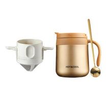 Load image into Gallery viewer, 350/500ML stainless steel coffee mug mug vacuum mug outdoor car travel mug ladies mug insulation 6-12 hours water cup thermos
