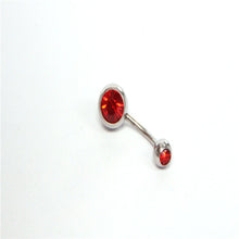 Load image into Gallery viewer, 20 Color Stainless Steel Pressure Drill Navel Stud Belly Ring Color Navel Buckle Piercing Jewelry
