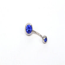Load image into Gallery viewer, 20 Color Stainless Steel Pressure Drill Navel Stud Belly Ring Color Navel Buckle Piercing Jewelry
