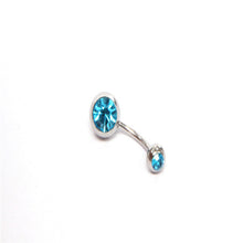 Load image into Gallery viewer, 20 Color Stainless Steel Pressure Drill Navel Stud Belly Ring Color Navel Buckle Piercing Jewelry
