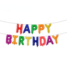 Load image into Gallery viewer, Christmas Hardcover 16-Inch English Birthday Letter Balloon Set Children Full-Year Birthday Decoration Scene Layout Balloon
