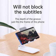 Load image into Gallery viewer, Mobile Phone Stand Foldable Portable Tablet Bracket Adjustable Desktop Phone Holder for iPhone Samsung iPad Air Oppo Vivo HUAWEI Xiaomi
