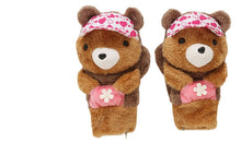 Load image into Gallery viewer, Bear Gloves Female Winter Cute New Cold Protection Thickening Student Finger Plush Gloves
