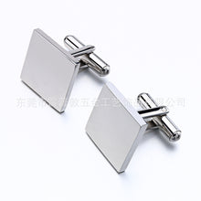 Load image into Gallery viewer, Stainless Steel Cufflinks Men's Cuff Cufflinks French Cufflinks

