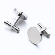 Load image into Gallery viewer, Stainless Steel Cufflinks Men's Cuff Cufflinks French Cufflinks
