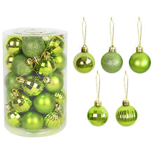 Load image into Gallery viewer, 36Pcs Rose Gold Plastic Christmas Balls Ornament 4cm Hang Pendant Ball Indoor New Year Xmas Tree Decor Home Christmas Decoration
