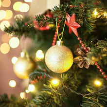 Load image into Gallery viewer, 36Pcs Rose Gold Plastic Christmas Balls Ornament 4cm Hang Pendant Ball Indoor New Year Xmas Tree Decor Home Christmas Decoration
