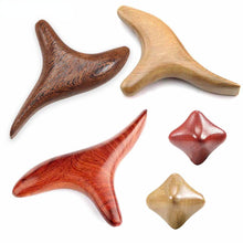 Load image into Gallery viewer, Wood Therapy Massage Reflexology Tools, Widely Used as Head Neck Hand Waist Calf Leg Foot Triangle Massager Wooden SPA Tool

