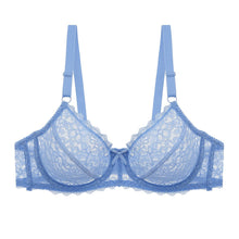 Load image into Gallery viewer, Ultra-thin Plus Size Wome Underwear Bra Solid Transparent Lace Ladies Brasiere
