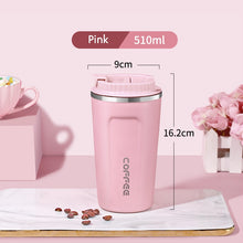 Load image into Gallery viewer, 380/510ML Stainless Steel Coffee Mug Leak-Proof Thermos Travel Thermal Vacuum Flask Insulated Cup Milk Tea Water Bottle
