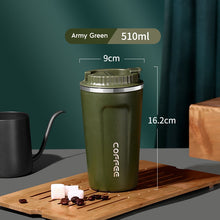Load image into Gallery viewer, 380/510ML Stainless Steel Coffee Mug Leak-Proof Thermos Travel Thermal Vacuum Flask Insulated Cup Milk Tea Water Bottle
