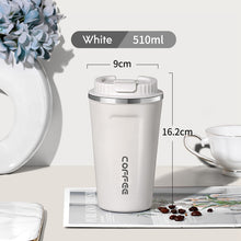 Load image into Gallery viewer, 380/510ML Stainless Steel Coffee Mug Leak-Proof Thermos Travel Thermal Vacuum Flask Insulated Cup Milk Tea Water Bottle
