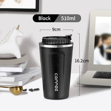Load image into Gallery viewer, 380/510ML Stainless Steel Coffee Mug Leak-Proof Thermos Travel Thermal Vacuum Flask Insulated Cup Milk Tea Water Bottle
