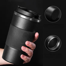 Load image into Gallery viewer, 380ml 510ml Stainless Steel Coffee Cup Thermal Mug Garrafa Termica Cafe Copo Termico Caneca Non-slip Travel Car Insulated Bottle
