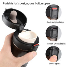 Load image into Gallery viewer, 380ml Double Stainless Steel 304 Coffee Mug Leak-Proof Thermos Mug Travel Thermal Cup Thermosmug Water Bottle For Gifts
