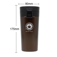 Load image into Gallery viewer, 380ml Double Stainless Steel 304 Coffee Mug Leak-Proof Thermos Mug Travel Thermal Cup Thermosmug Water Bottle For Gifts
