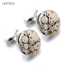 Load image into Gallery viewer, High-End Exquisite Watch Movement Cufflinks Wordless Movement Cufflink Men's Shirt Foreign Trade Business Gifts
