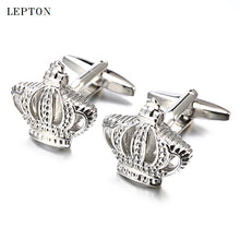 Load image into Gallery viewer, Men's Cufflinks French Crown Cufflinks Nail Noble and Elegant Cufflinks
