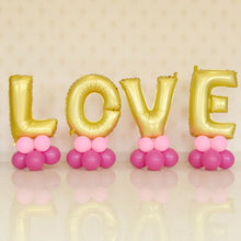 Load image into Gallery viewer, Love Letter Aluminum Balloon Column Wedding Room Wedding Proposal Qixi Birthday Decorations Arrangement Balloon Package
