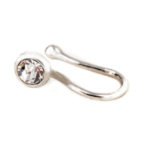 Load image into Gallery viewer, Piercing Jewelry Fashionable and Exquisite Nose Stud Diamond-Embedded Fake Nose Ring
