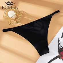 Load image into Gallery viewer, Ultra Thin Panties Sexy Seamless Low Waist Briefs Ice Silk Cotton Crotch Underwear
