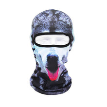Load image into Gallery viewer, 3D Cat Animals Balaclava Motorcycle Breathable Anti-UV Full Face Mask Fishing Hiking Tiger Dog Bandana Summer Cycling Headwear
