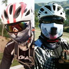 Load image into Gallery viewer, 3D Cat Animals Balaclava Motorcycle Breathable Anti-UV Full Face Mask Fishing Hiking Tiger Dog Bandana Summer Cycling Headwear
