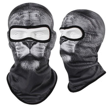 Load image into Gallery viewer, 3D Cat Dog Cute Animal Balaclava Motorcycle Motocross Moto Skiing Snowboard Hat Helmet Liner Biker Face Cap Cycling Headgear

