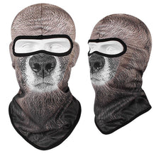 Load image into Gallery viewer, 3D Cat Dog Cute Animal Balaclava Motorcycle Motocross Moto Skiing Snowboard Hat Helmet Liner Biker Face Cap Cycling Headgear
