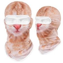 Load image into Gallery viewer, 3D Cat Dog Cute Animal Balaclava Motorcycle Motocross Moto Skiing Snowboard Hat Helmet Liner Biker Face Cap Cycling Headgear
