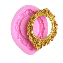 Load image into Gallery viewer, 3D Craft Baroque Scroll Relief Silicone Mold Cake Decorating Tools Fondant Chocolate Candy Gumpaste Mold Cupcake Frame Baking
