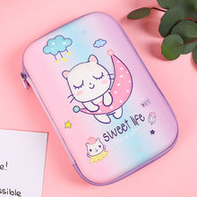 Load image into Gallery viewer, Pencil Case EVA Storage Box Lovely Pink Unicorn Cartoon Pen Bag for School Girl
