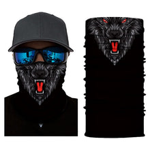 Load image into Gallery viewer, 3D Ghost Skull Bandana Neck Gaiter Head Shield Summer Hiking Scarves Tube Balaclava Scarves Breathable Sun Guard Headband Scarf
