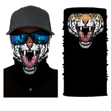 Load image into Gallery viewer, 3D Ghost Skull Bandana Neck Gaiter Head Shield Summer Hiking Scarves Tube Balaclava Scarves Breathable Sun Guard Headband Scarf
