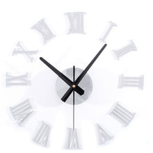Load image into Gallery viewer, Wall Clock Large   Sticker Acrylic Silent Digital Big  Self adhesive   Modern Design for  Room Home Office Decor
