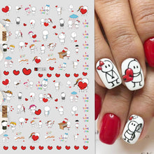 Load image into Gallery viewer, 3D Halloween Nail Design Anime Joker Spider Snake Sliders Nail Stickers Adhesive Decals Girls Children Party Manicure GLF794
