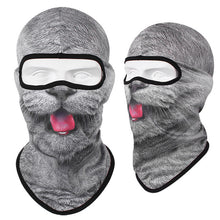 Load image into Gallery viewer, Neck Gaiters 3D Cat Dog Cute Animal Balaclava Motorcycle Motocross Moto Skiing Snowboard Hat Helmet Liner Biker Face Cap Cycling Headgear
