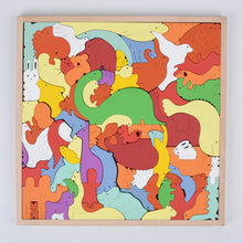Load image into Gallery viewer, 3D Puzzles Toy Animal Cartoon Multilayer Jigsaw Puzzle Creative Baby Wooden Early Educational Cognition Toys For Children Gifts
