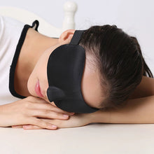 Load image into Gallery viewer, 3D Travel Sleep Natural High Quality Portable Rest Soft Memory Foam Blindfold Padded Cover Eyepatch Cover Shade Mask Goggles
