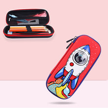 Load image into Gallery viewer, Pencil case 3D Space cute School Stationery box plastic Cartoons Pencil cases for kids
