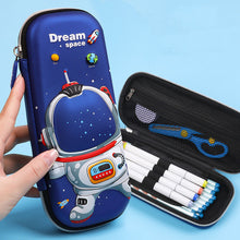 Load image into Gallery viewer, Pencil case 3D Space cute School Stationery box plastic Cartoons Pencil cases for kids
