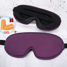 Load image into Gallery viewer, 3D Sleep Mask Eyeshade Block Out Light Sleeping Aid Eyepatch Sleeping Mask for Eye Cover Blindfold Nap Travel Relax Slaapmask
