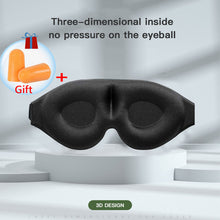 Load image into Gallery viewer, 3D Sleep Mask Eyeshade Block Out Light Sleeping Aid Eyepatch Sleeping Mask for Eye Cover Blindfold Nap Travel Relax Slaapmask
